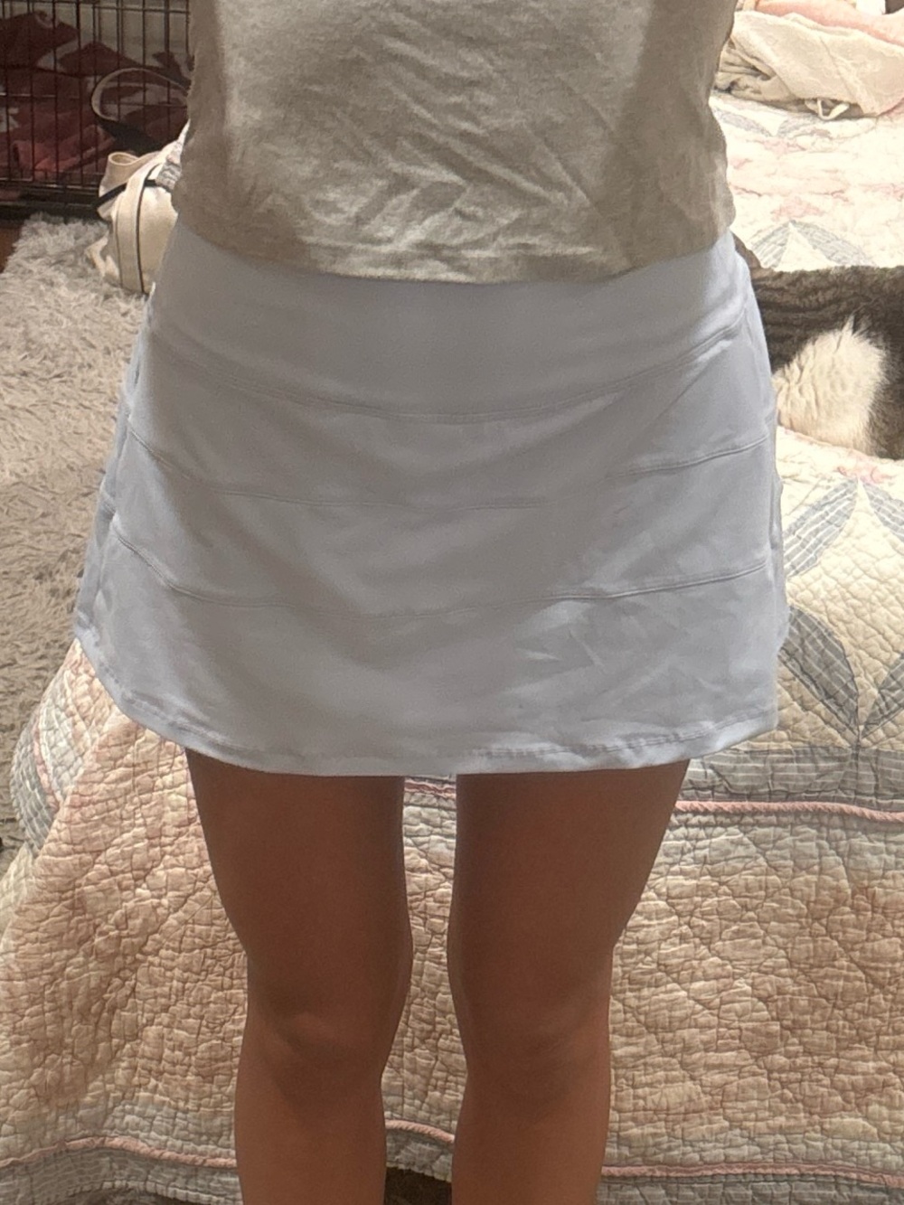 Light Blue Women's Athletic Skort - Casual Tennis Style